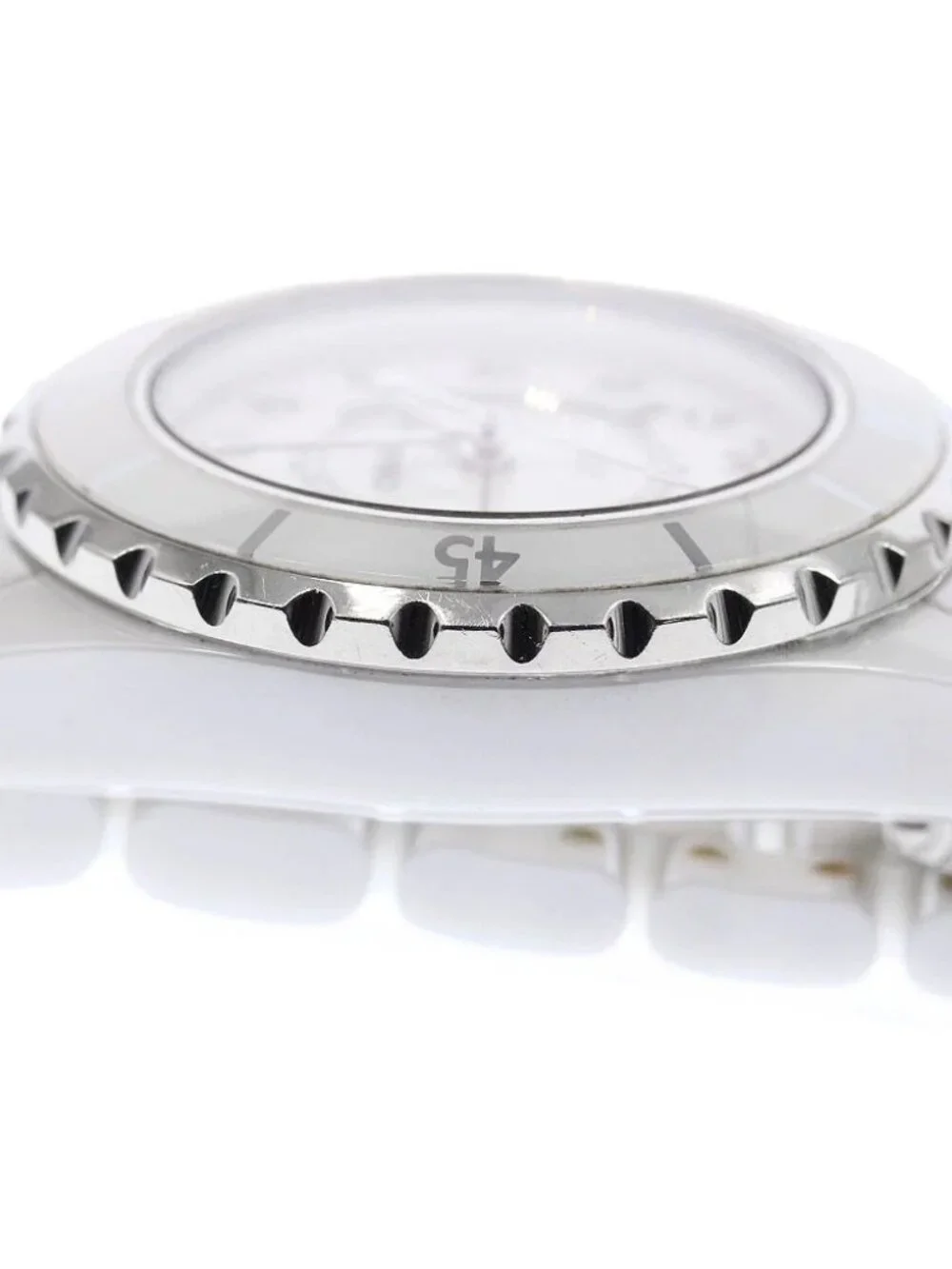 CHANEL J12 H1628 White ceramic 12P diamond white Dial Quartz Ladies Watch_967163